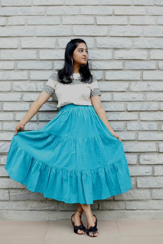 Mirabel Magic in Every Thread : Skirt And Crop Top