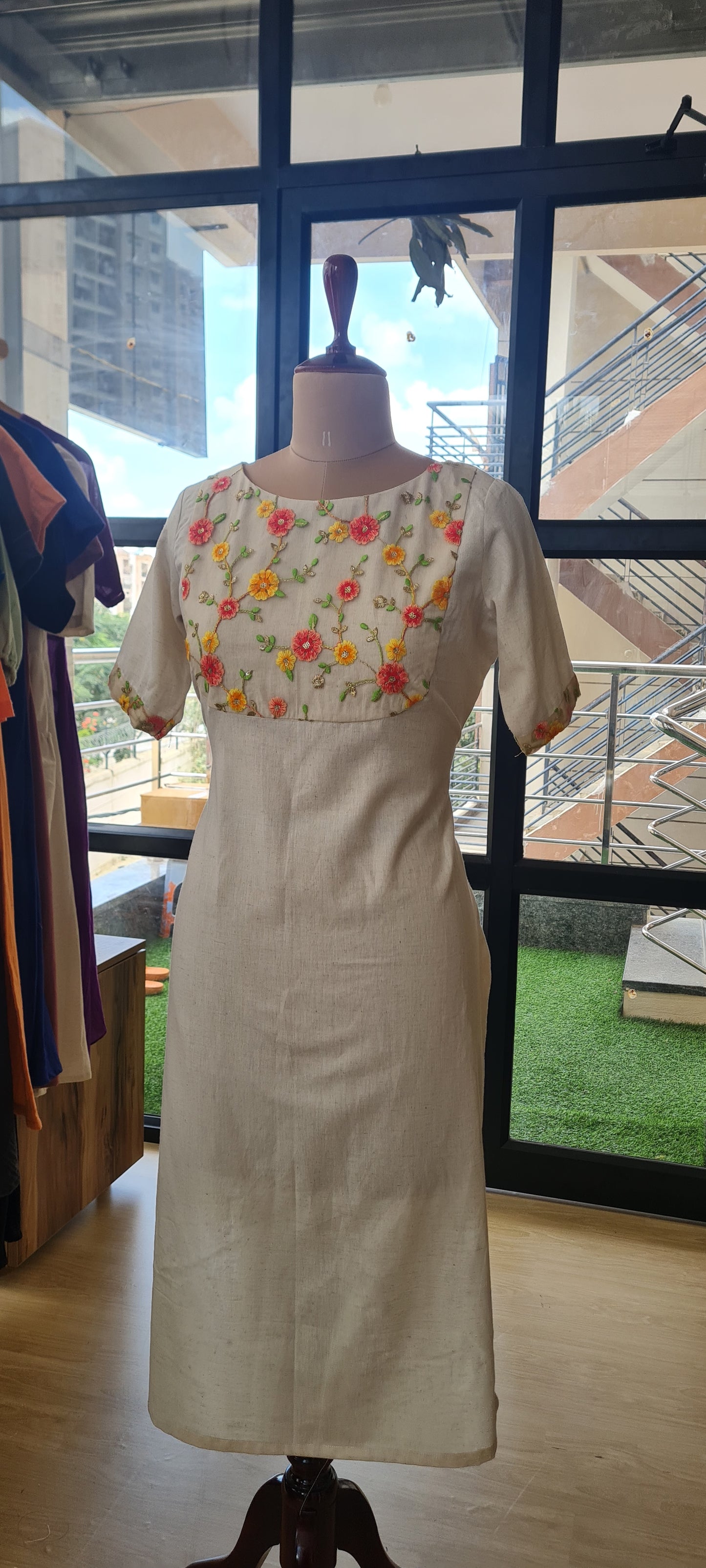 Floral Fusion Kurti