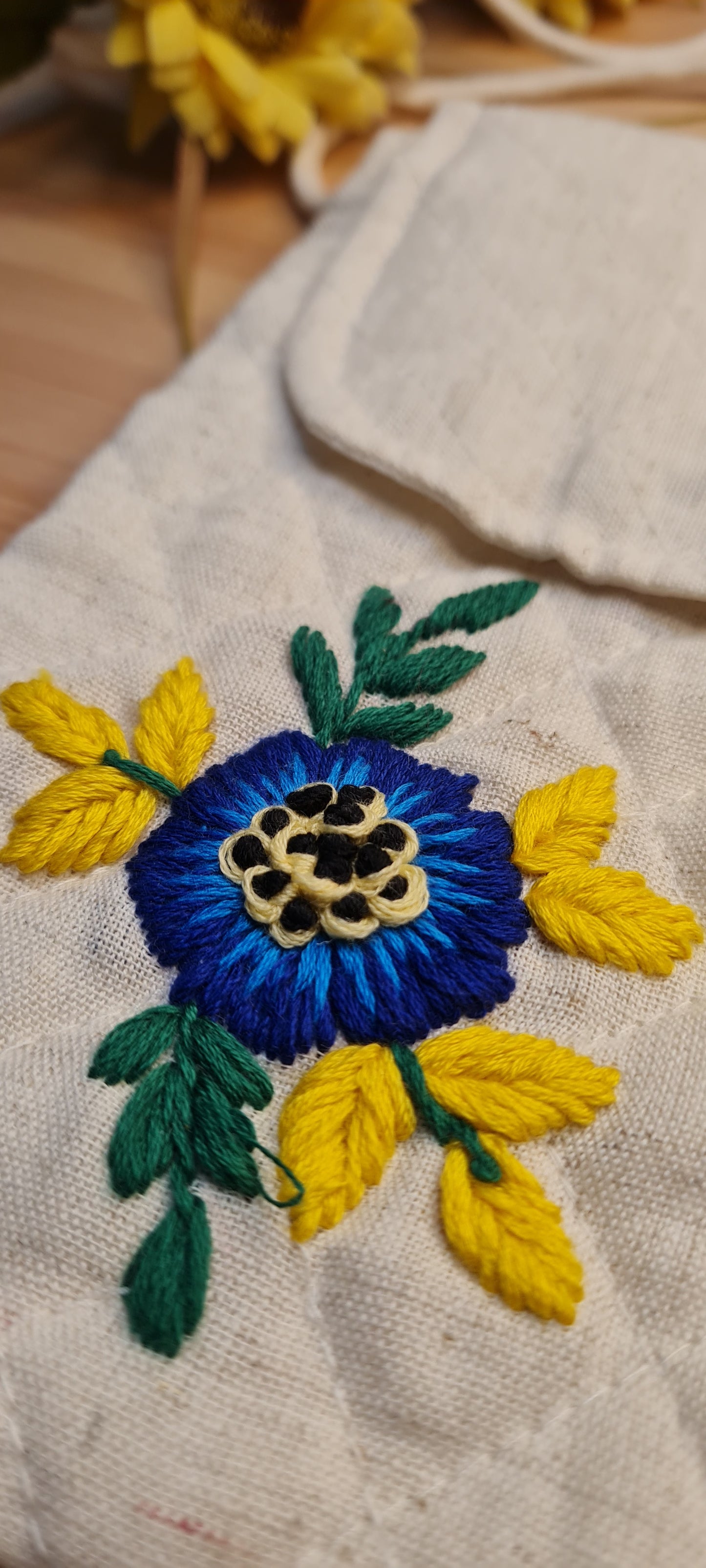 The Yellow Blue Floral