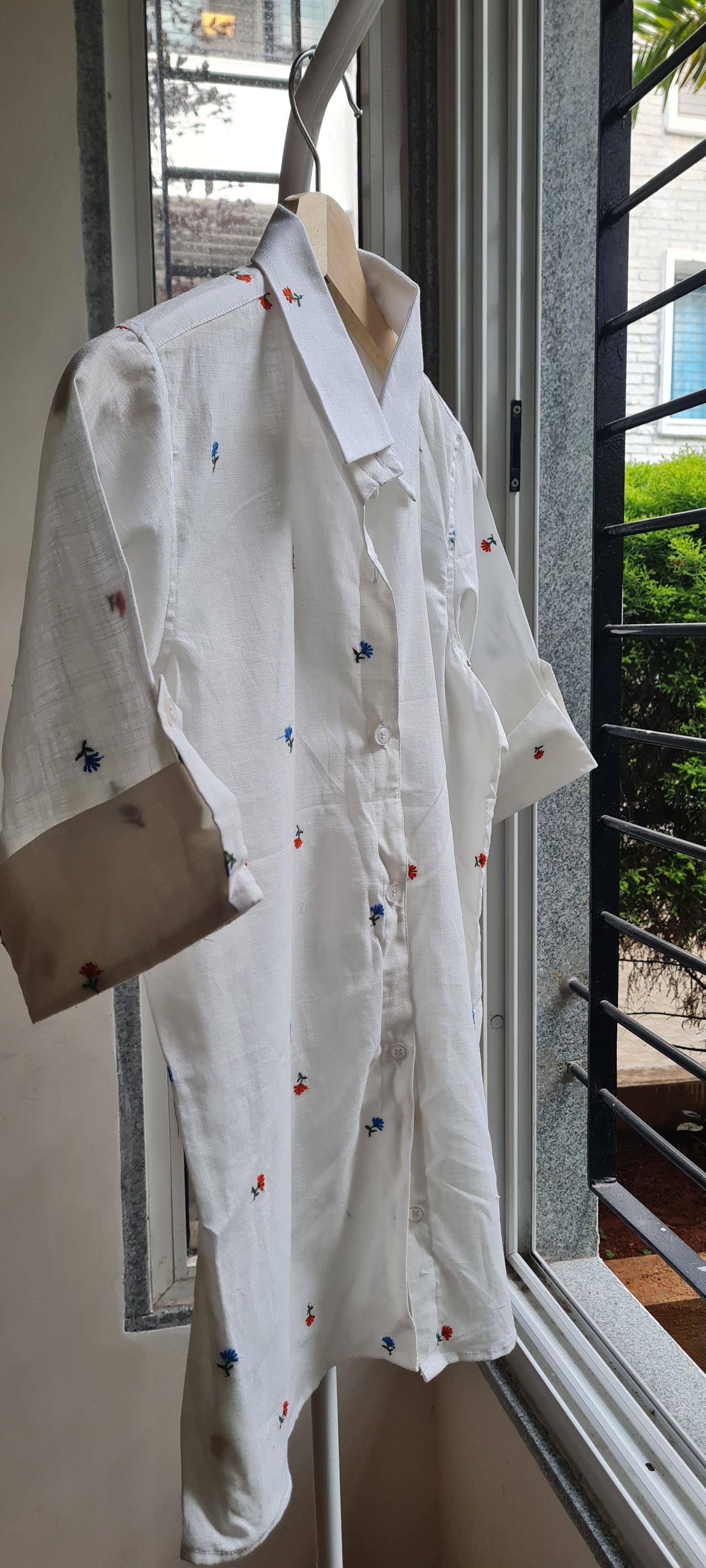 Embroidery Cotton Shirt