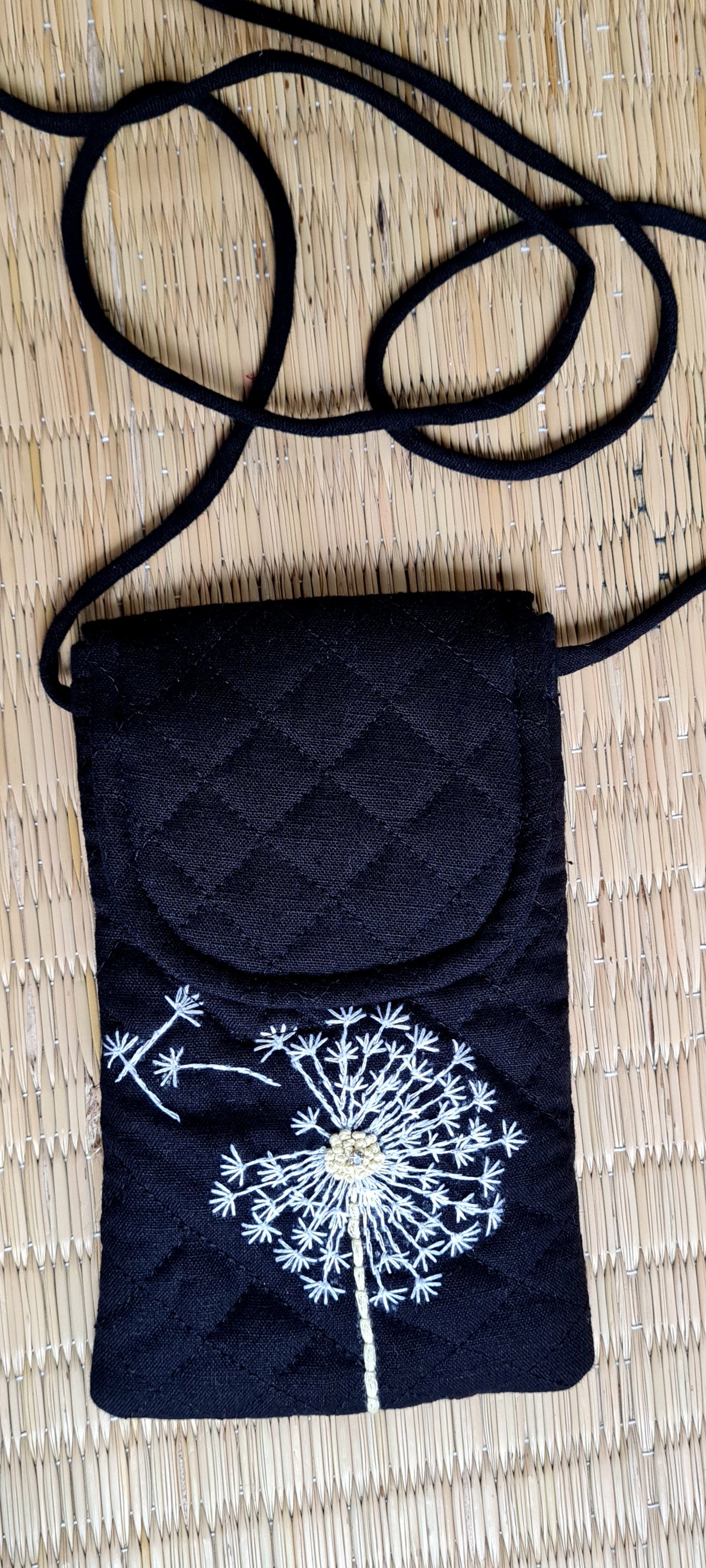 White Dandelions Sling Bag