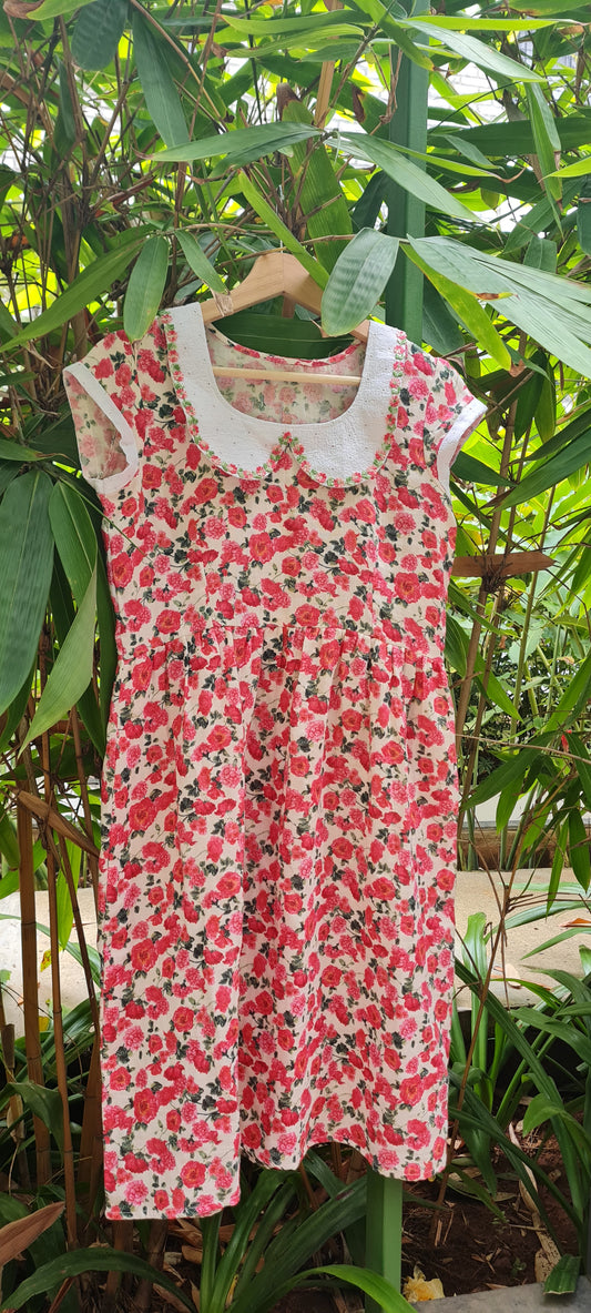 Blossom Dreams: Pure Cotton Floral Frocks for Kids and Adults..