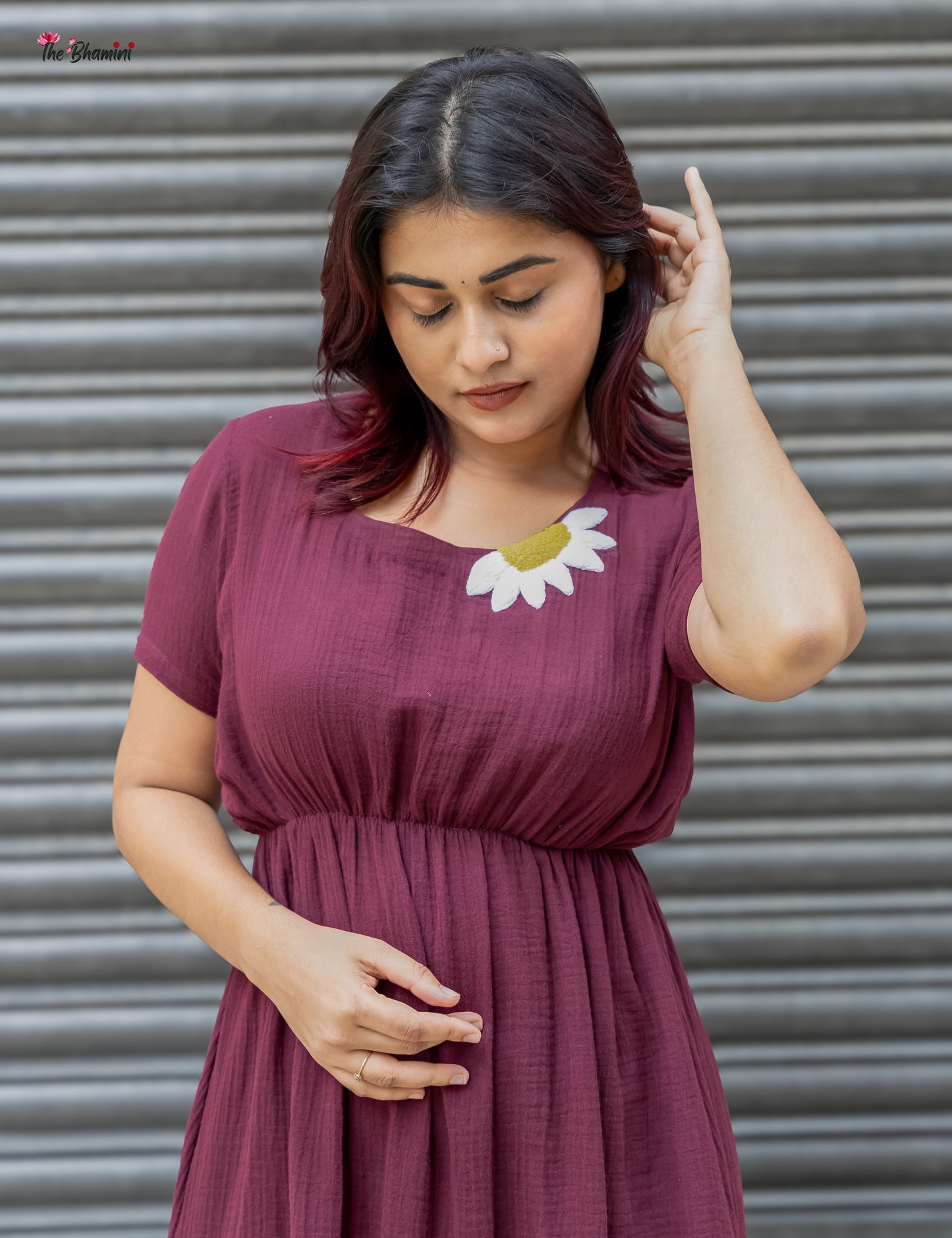 Floral Charm Cotton Frock - Breezy & Elegant