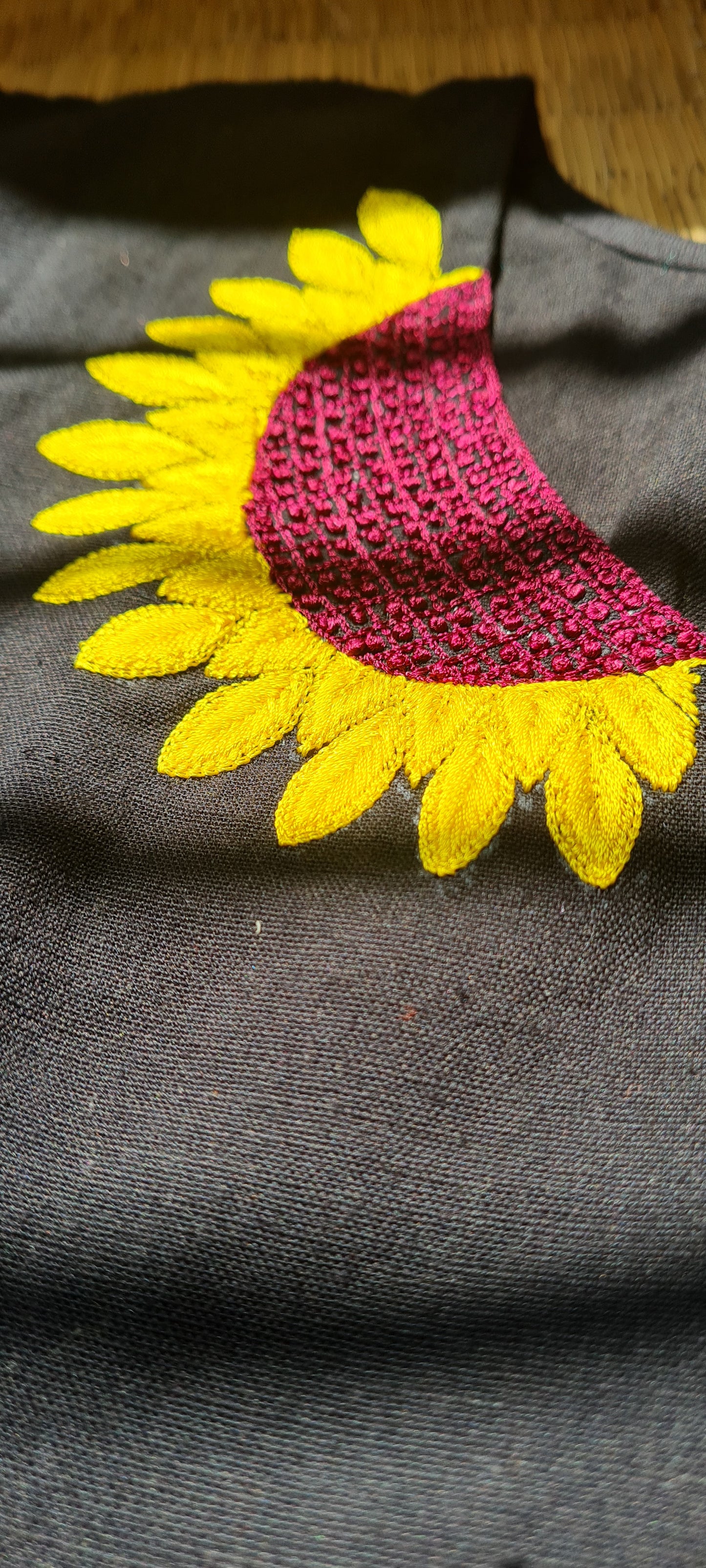 Blossoms of Sunshine: The Sunflower Embroidery Kurti